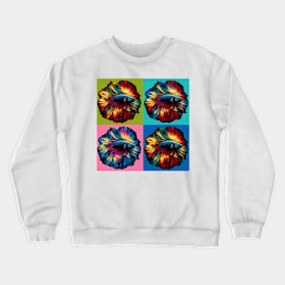 Male Betta - Cool Tropical Fish Crewneck Sweatshirt